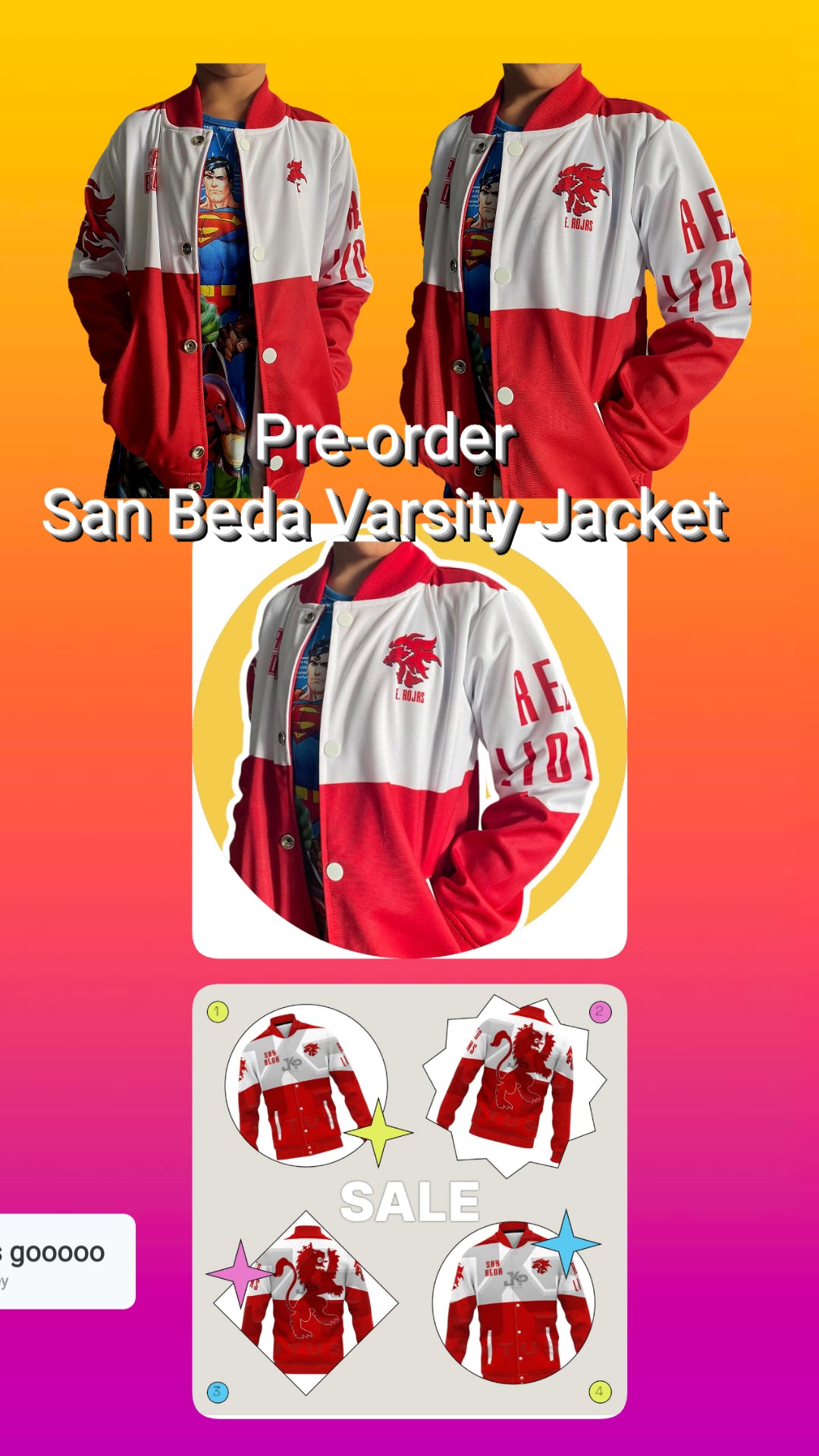 Pre-order San Beda Varsity Jacket
